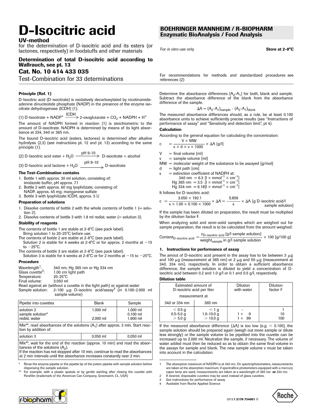 D-Isocitric Acid