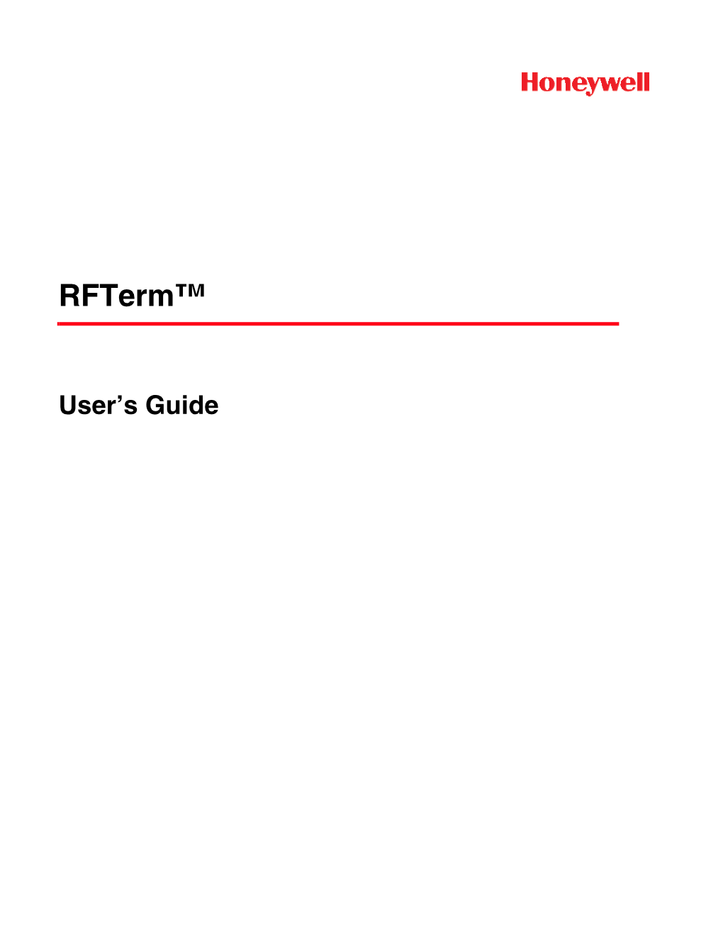 Rfterm User's Guide