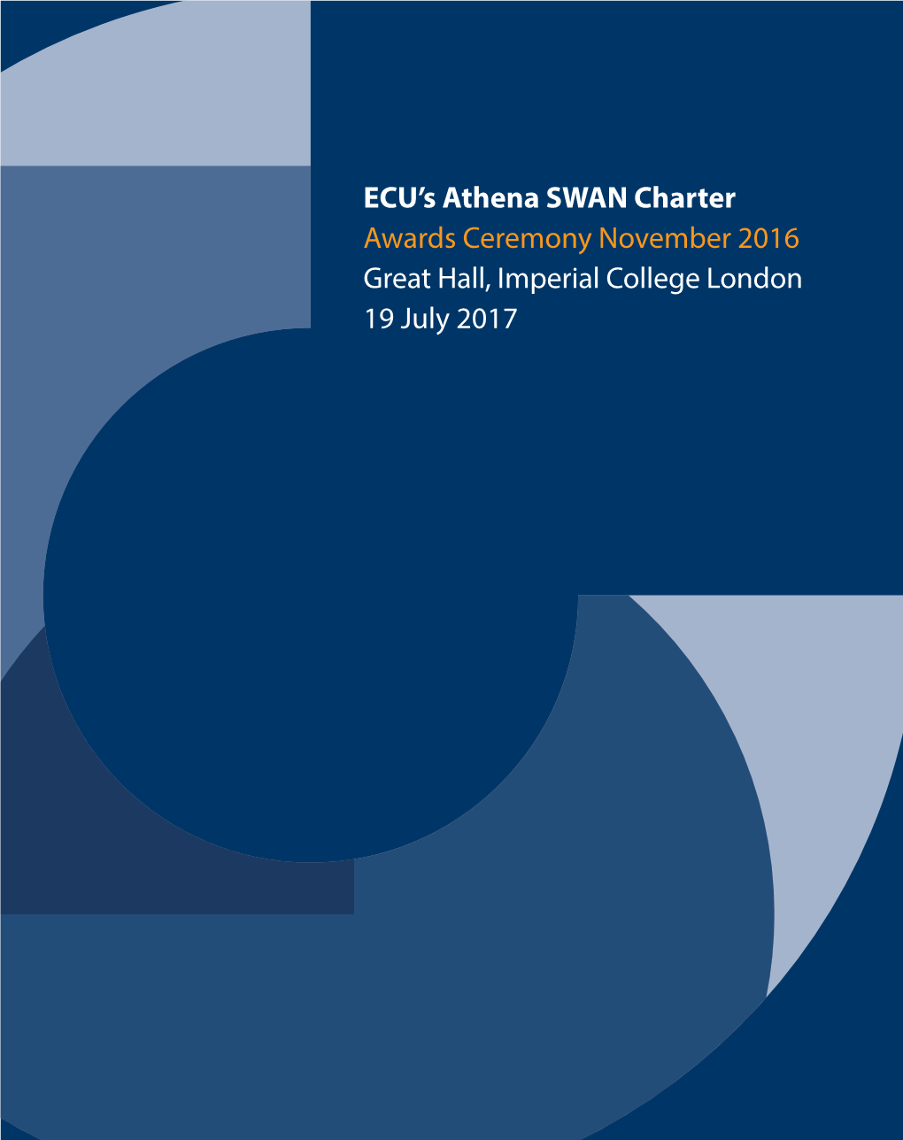 ECU's Athena SWAN Charter Awards Ceremony November 2016 Great