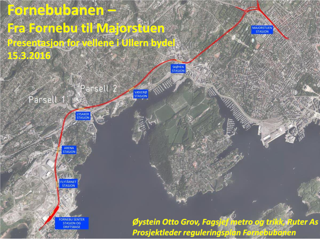 Fornebubanen – Majorstuen Stasjon