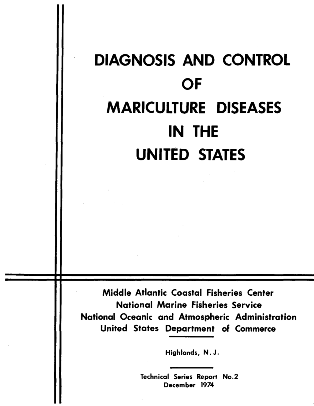 Diagnosis and Control Mariculture Diseases in The