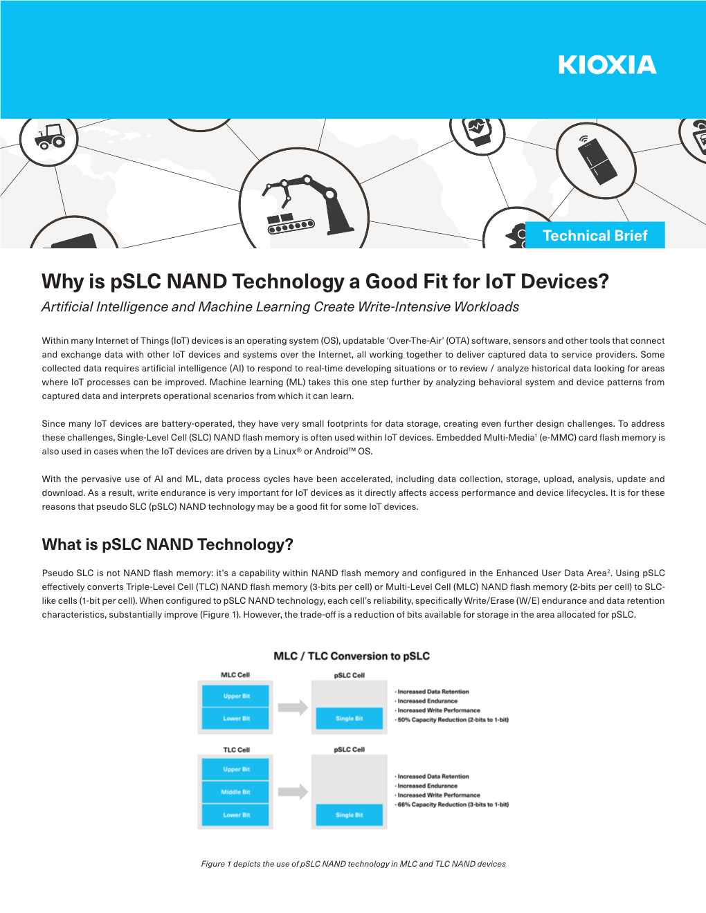 Why Is Pslc NAND Technology a Good Fit for Iot Devices? Artificial Intelligence and Machine Learning Create Write-Intensive Workloads