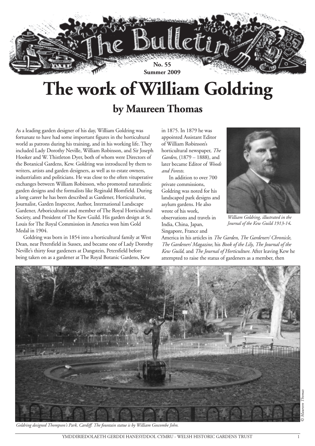 The Work of William Goldring by Maureen Thomas