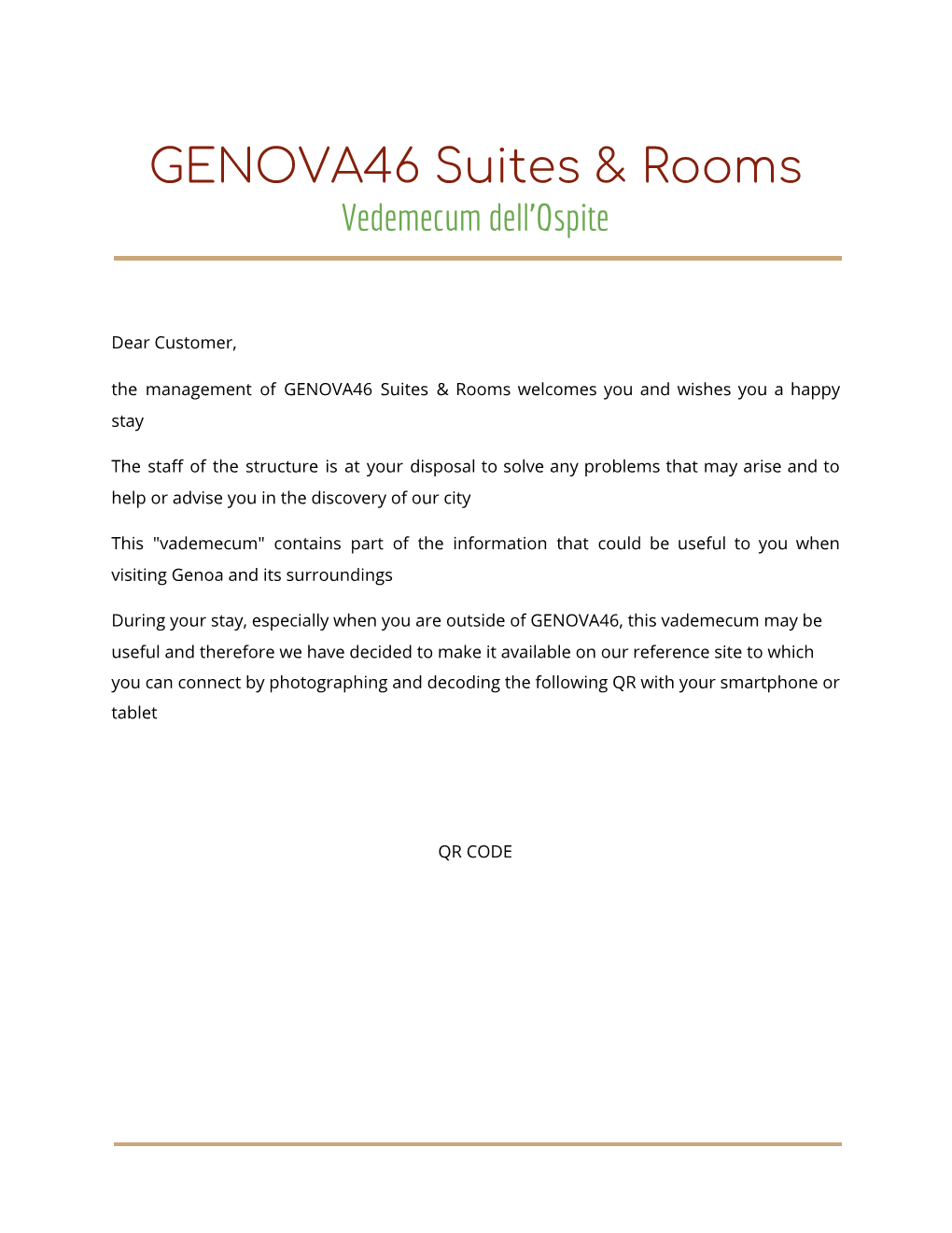 GENOVA46 Suites & Rooms