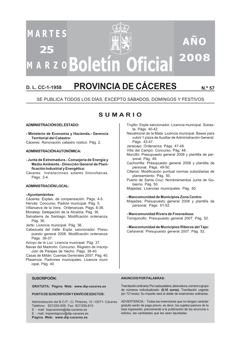 Boletín Oficial