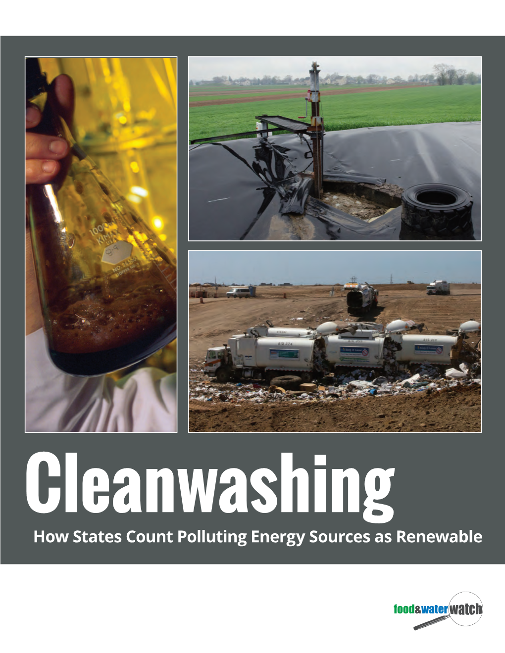 How States Count Polluting Energy Sources As Renewable (Food & Water Watch Study)