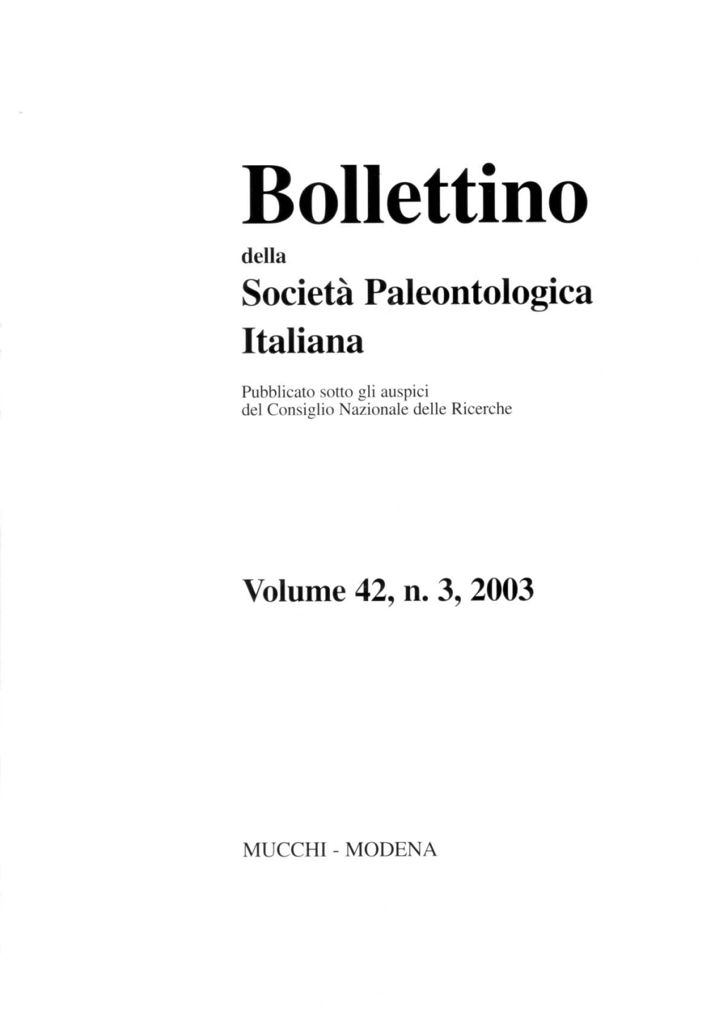 Societe Paleontologic A