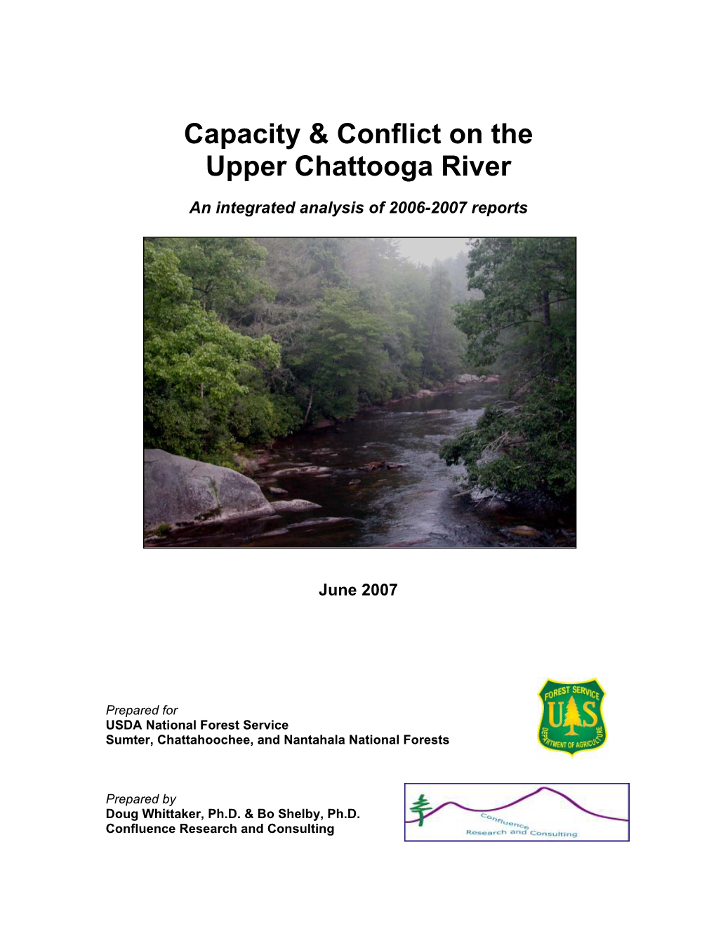 Capacity & Conflict on the Upper Chattooga River