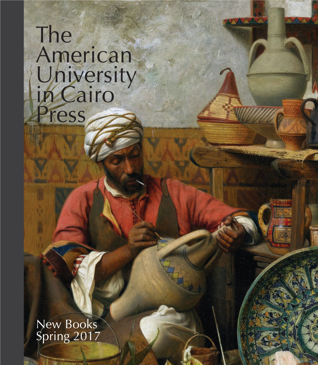 New Books Spring 2017 Cover: Johann Discart, L’Atelier De Poterie, Tanger (Detail); See Orientalist Journeys, Page 20