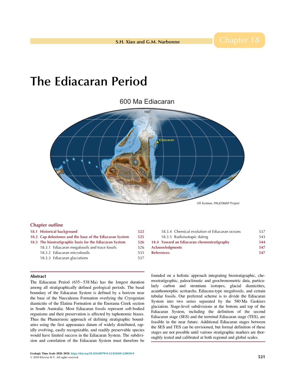 Chapter 18. the Ediacaran Period