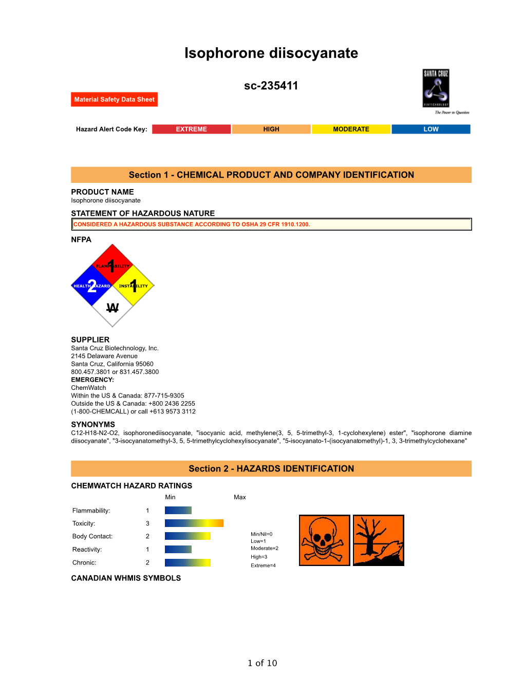 Isophorone Diisocyanate