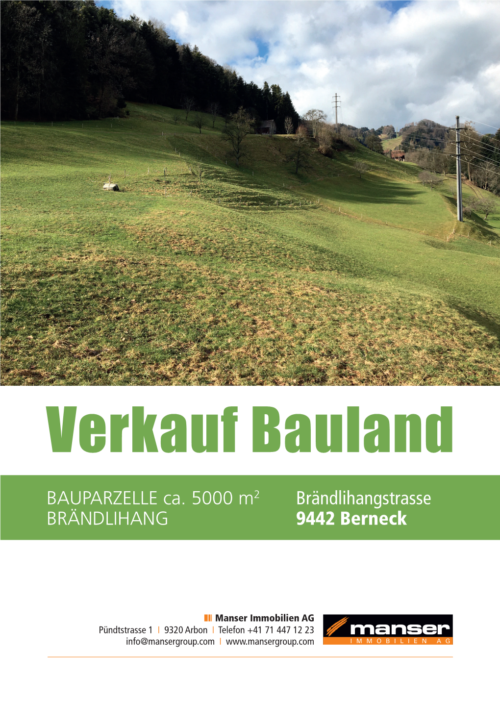 Verkauf Bauland