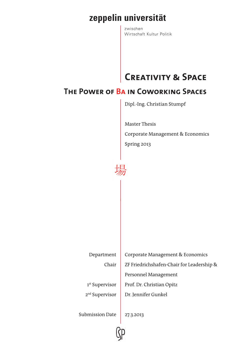 Creativity & Space