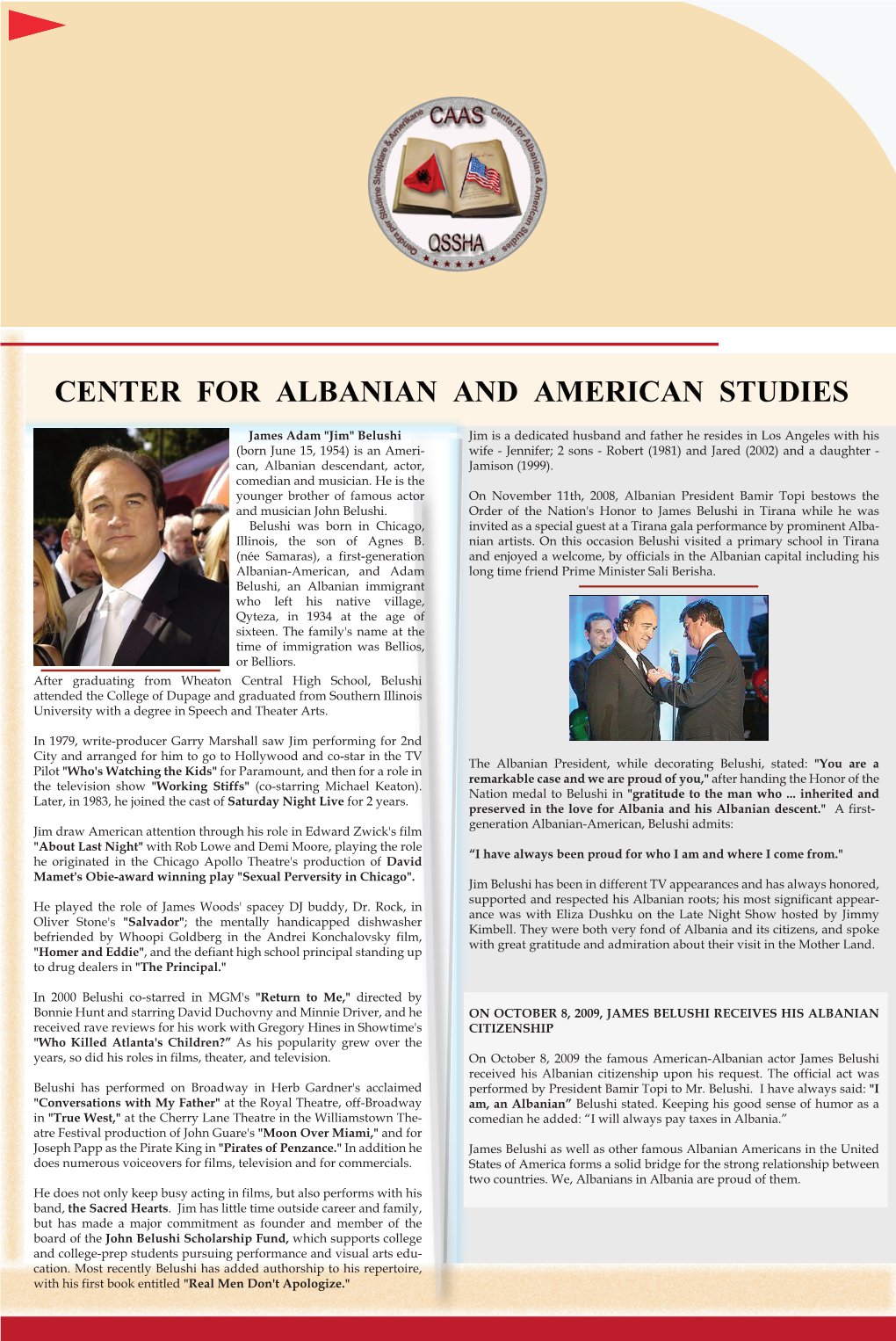 Center for Albanian and American Studies