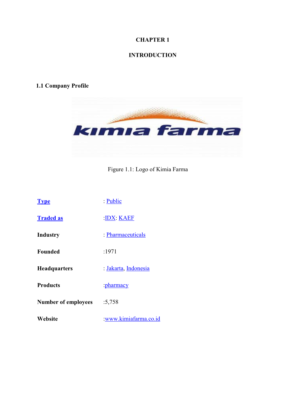Logo of Kimia Farma Type