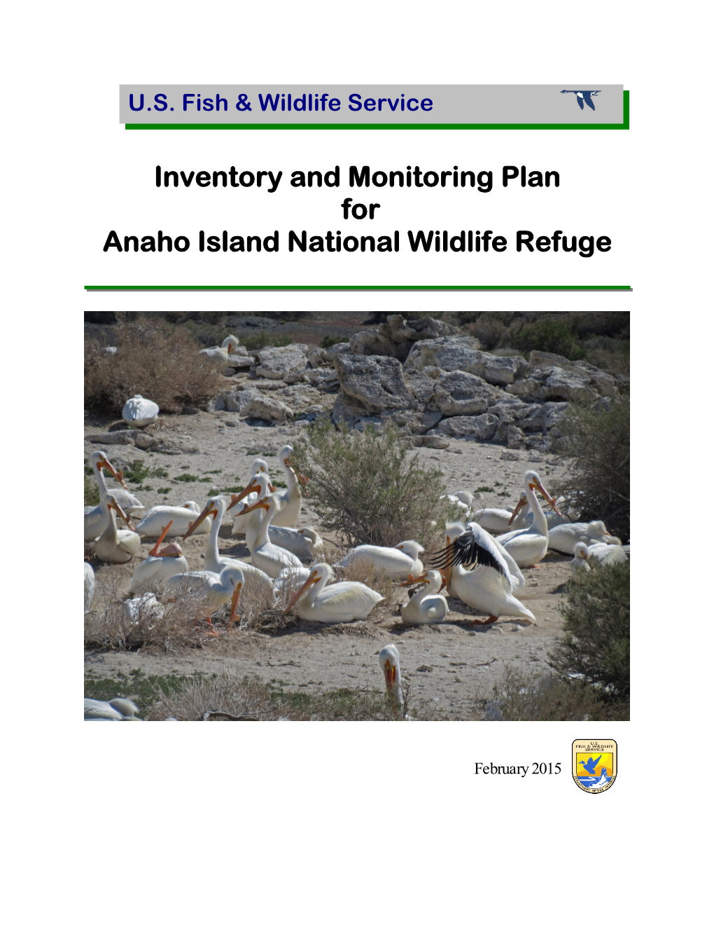 Inventory and Monitoring Plan for Anaho Island National Wildlife Refuge