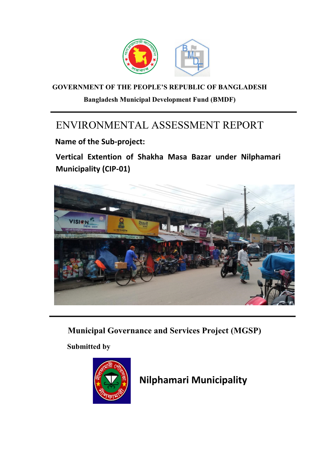 ENVIRONMENTAL ASSESSMENT REPORT Nilphamari Municipality