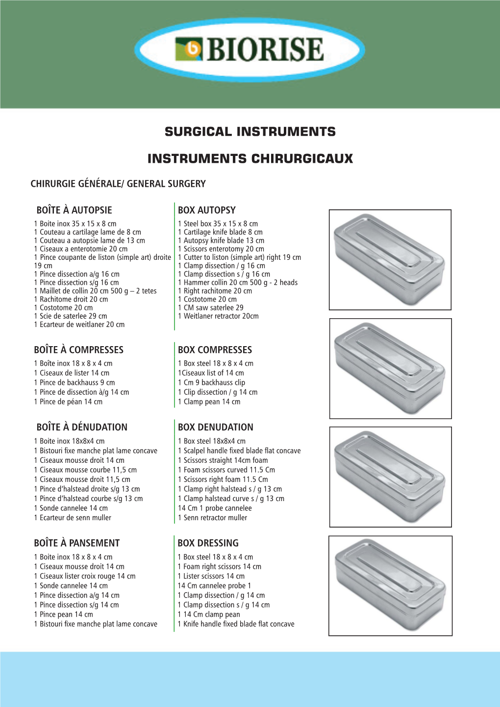 Catalog Medical Surgical Instruments