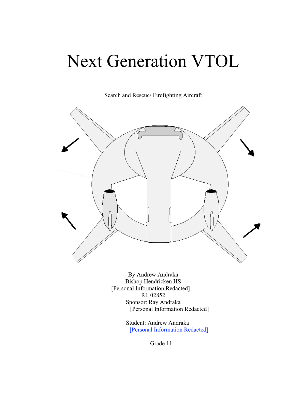 Next Generation VTOL Paper