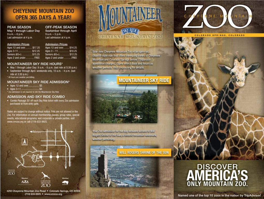 Discover America's Only Mountain Zoo