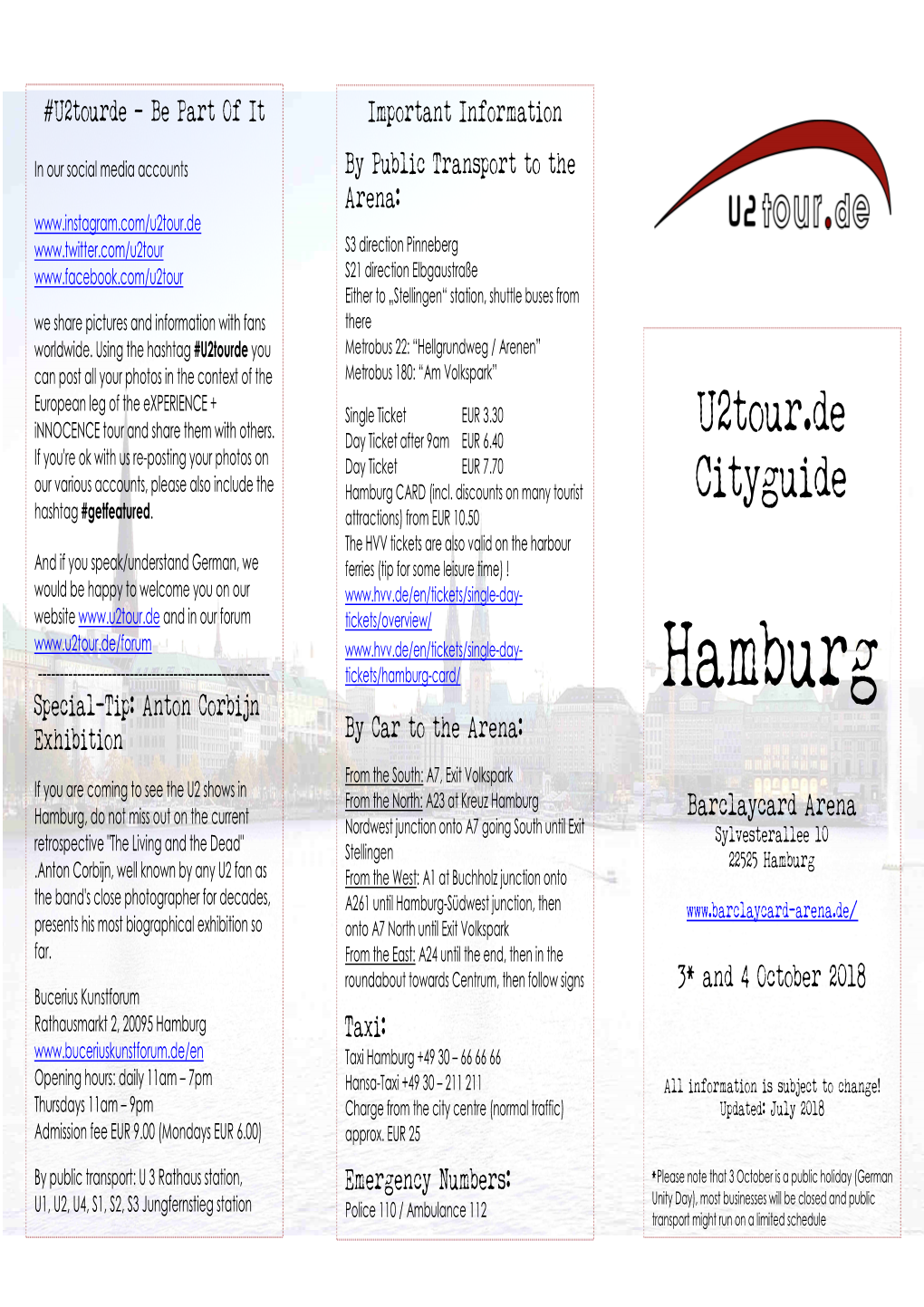 Cityguide Hamburg English