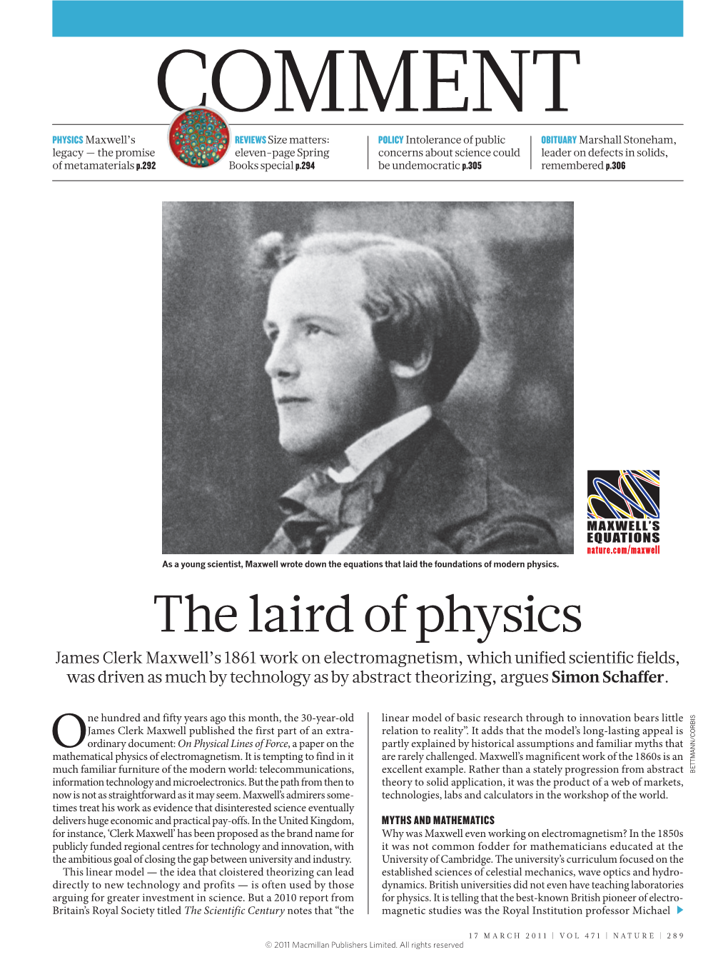 The Laird of Physics