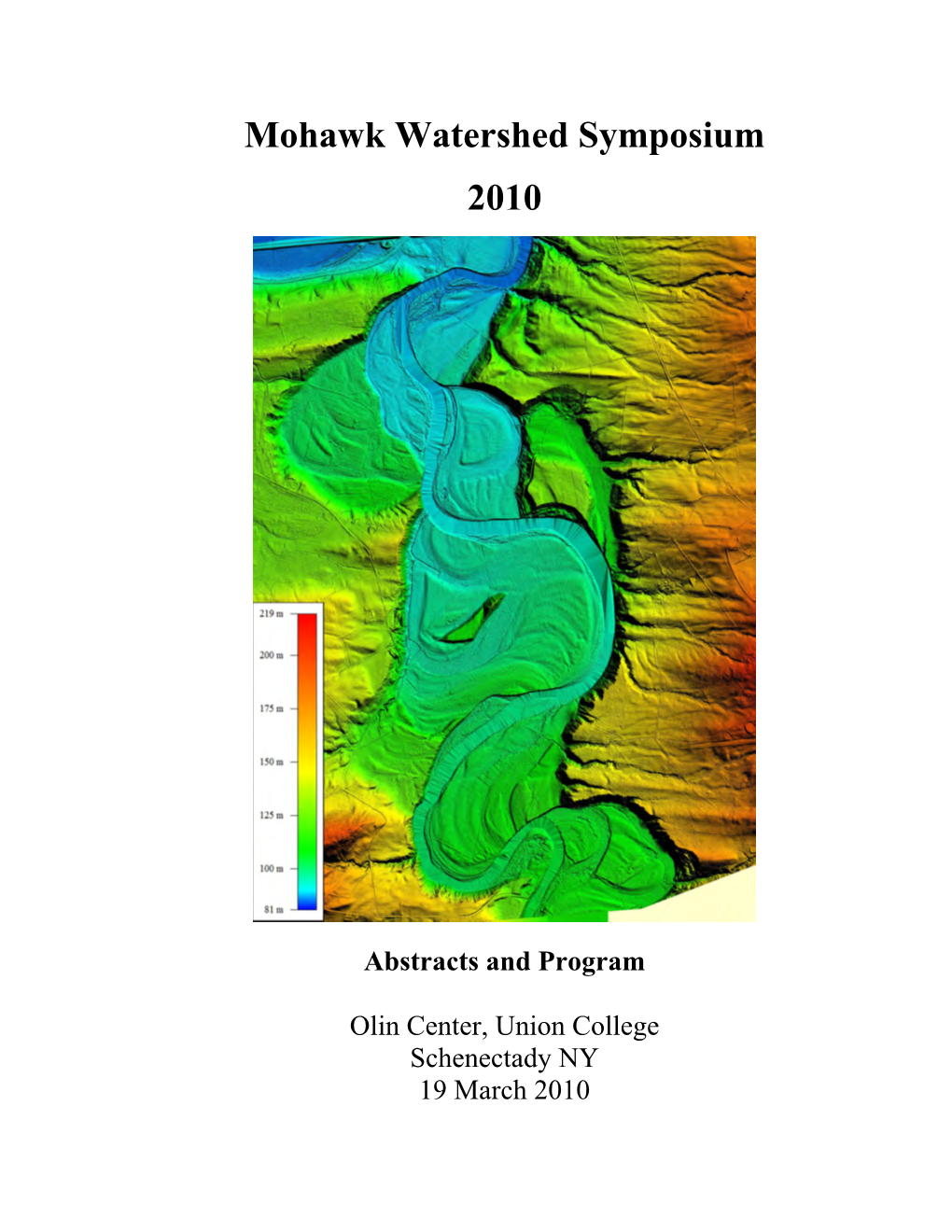 Mohawk Watershed Symposium 2010