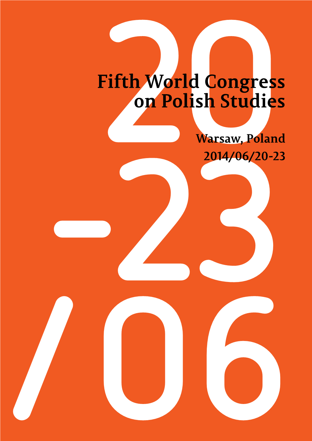 Fifth World Congress on Polish Studies
