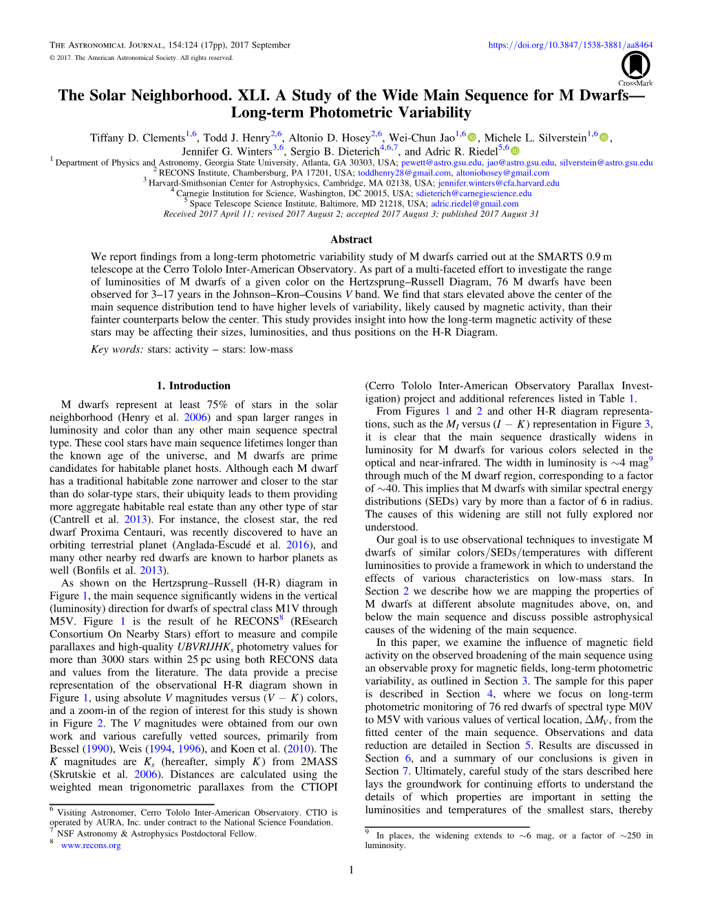 The Solar Neighborhood. XLI. a Study of the Wide Main Sequence for M Dwarfs— Long-Term Photometric Variability