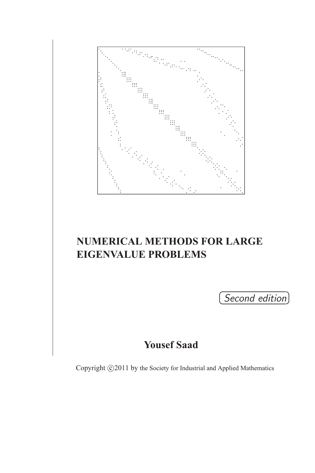 Numerical Methods for Large Eigenvalue Problems