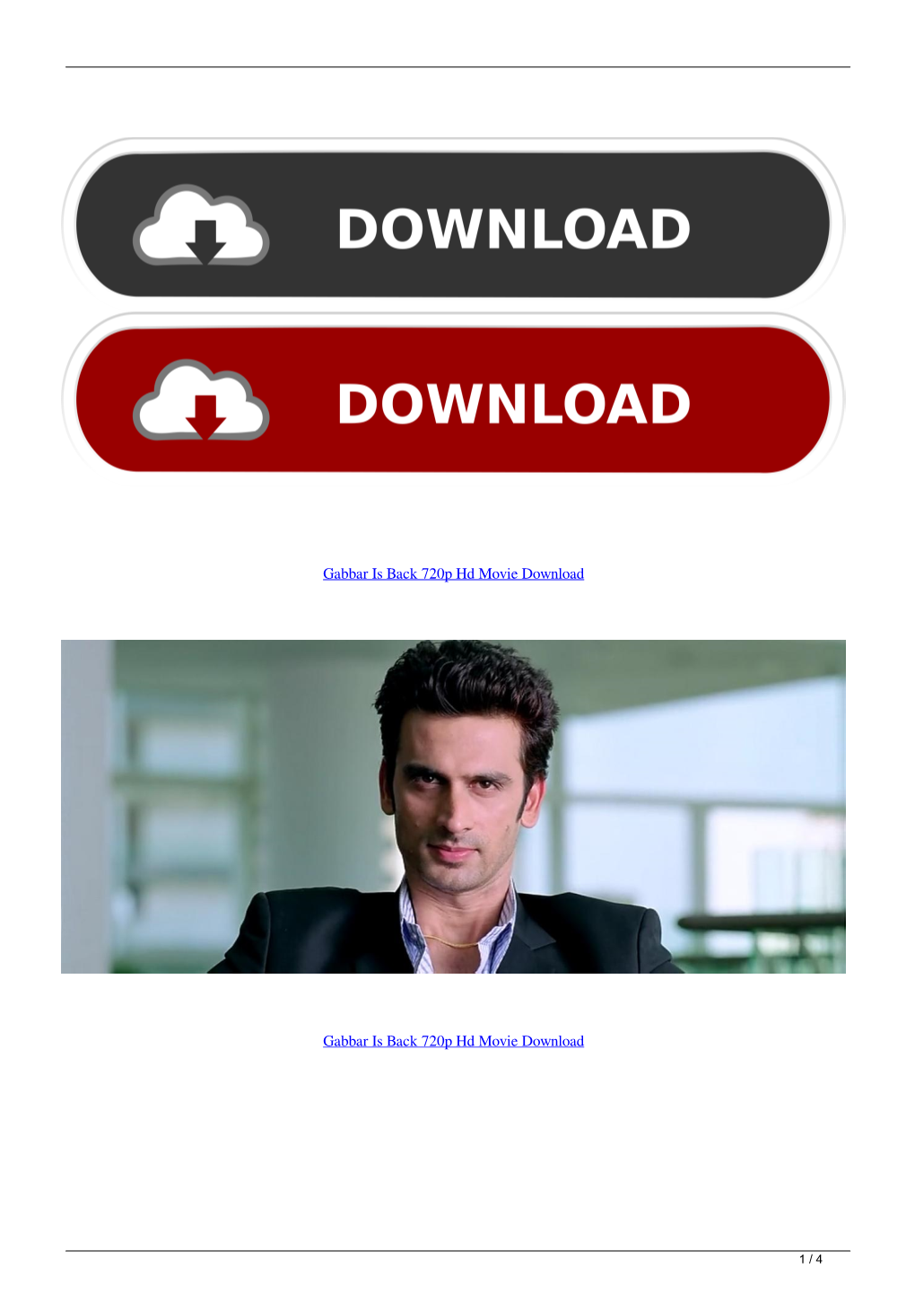 Gabbar Is Back 720P Hd Movie Download