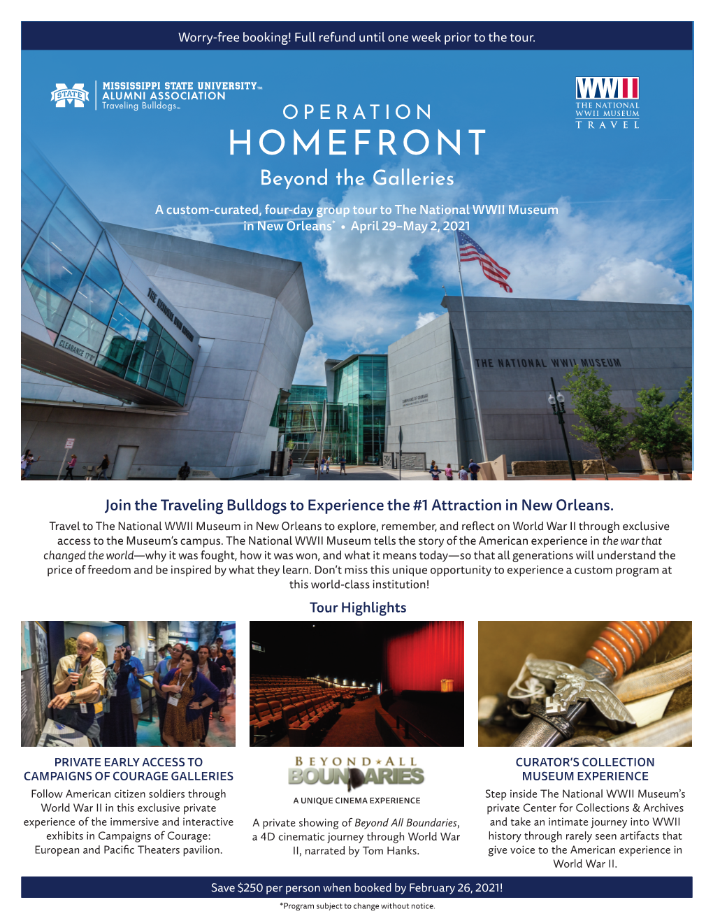 Operation Homefront at the WWII Museum