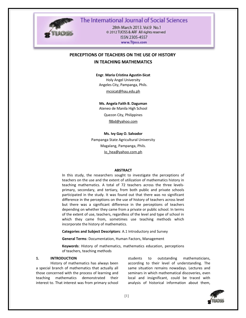 Proceedings Template - WORD s36