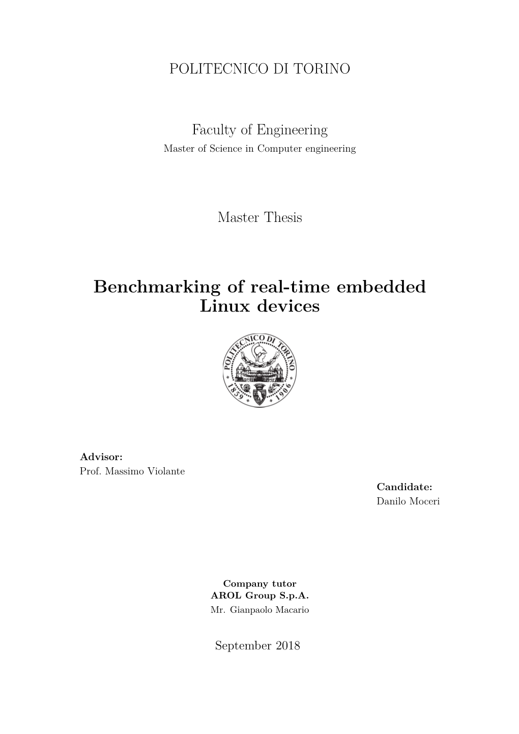 Benchmarking of Real-Time Embedded Linux Devices
