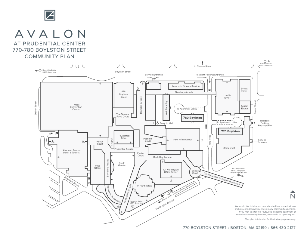 770-780 BOYLSTON STREET COMMUNITY PLAN T Copley Station to Charles River MBTA Green Line