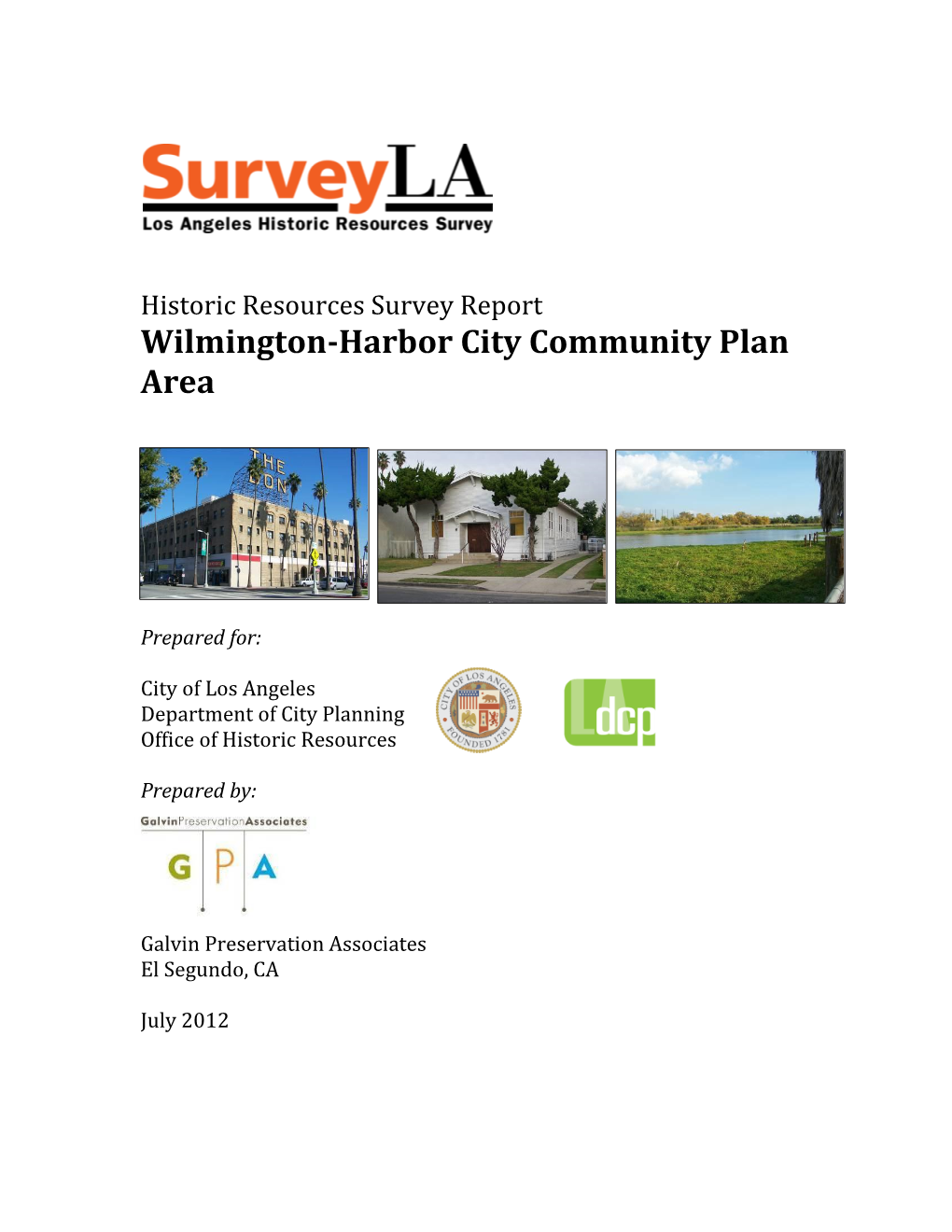 Wilmington-Harbor City Community Plan Area