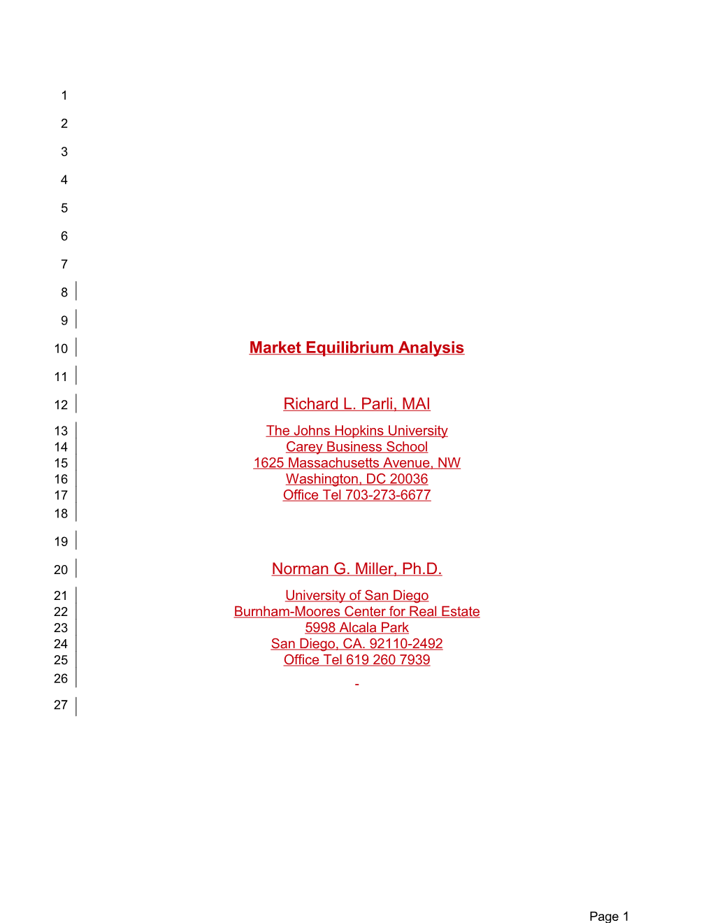 Revisiting the Derivation of an Equilibrium Vacancy Rate