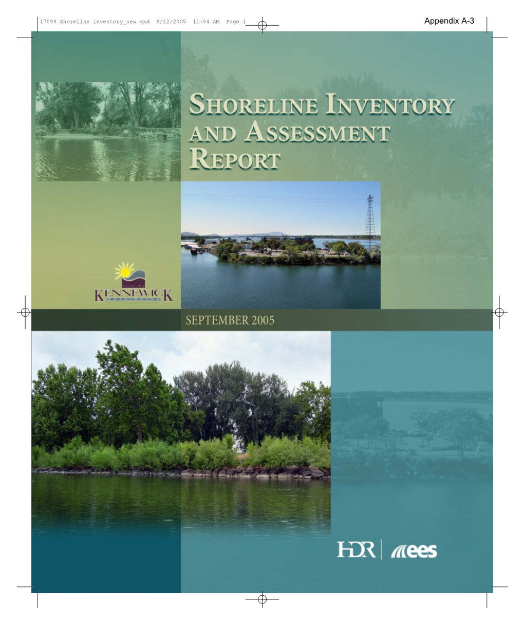 Appendix A-3 Shoreline Inventory & Assessment Report