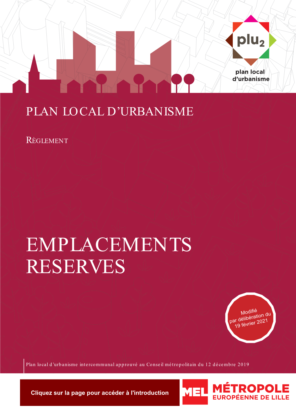 Emplacements Réservés Et Des Servitudes Inscrits Aux Plans Locaux D’Urbanisme