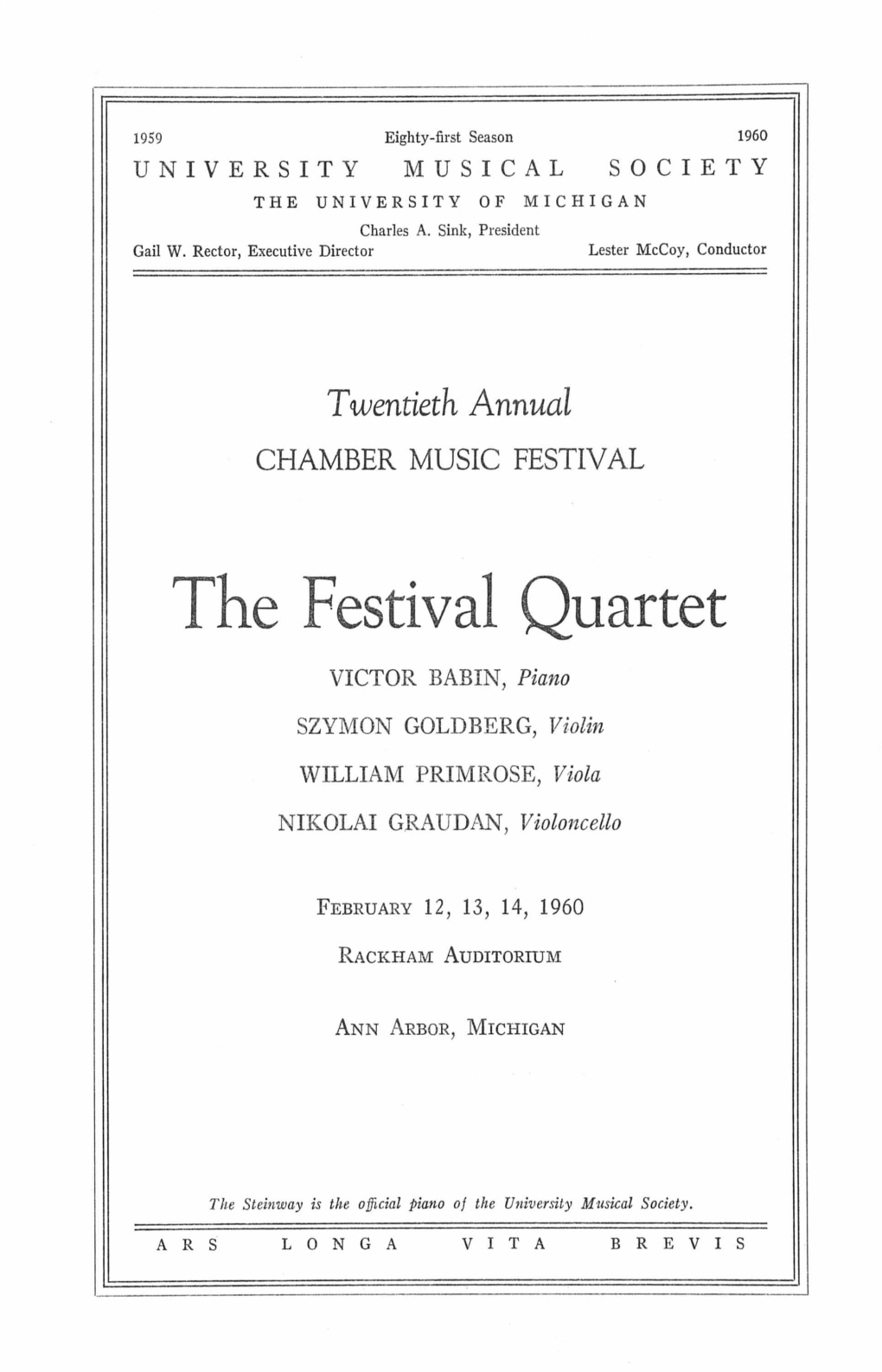 The Festival Quartet