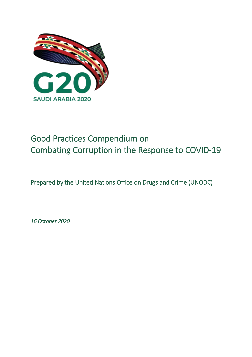 Good Practices Compendium on Combating Corruption in the Response to COVID-19