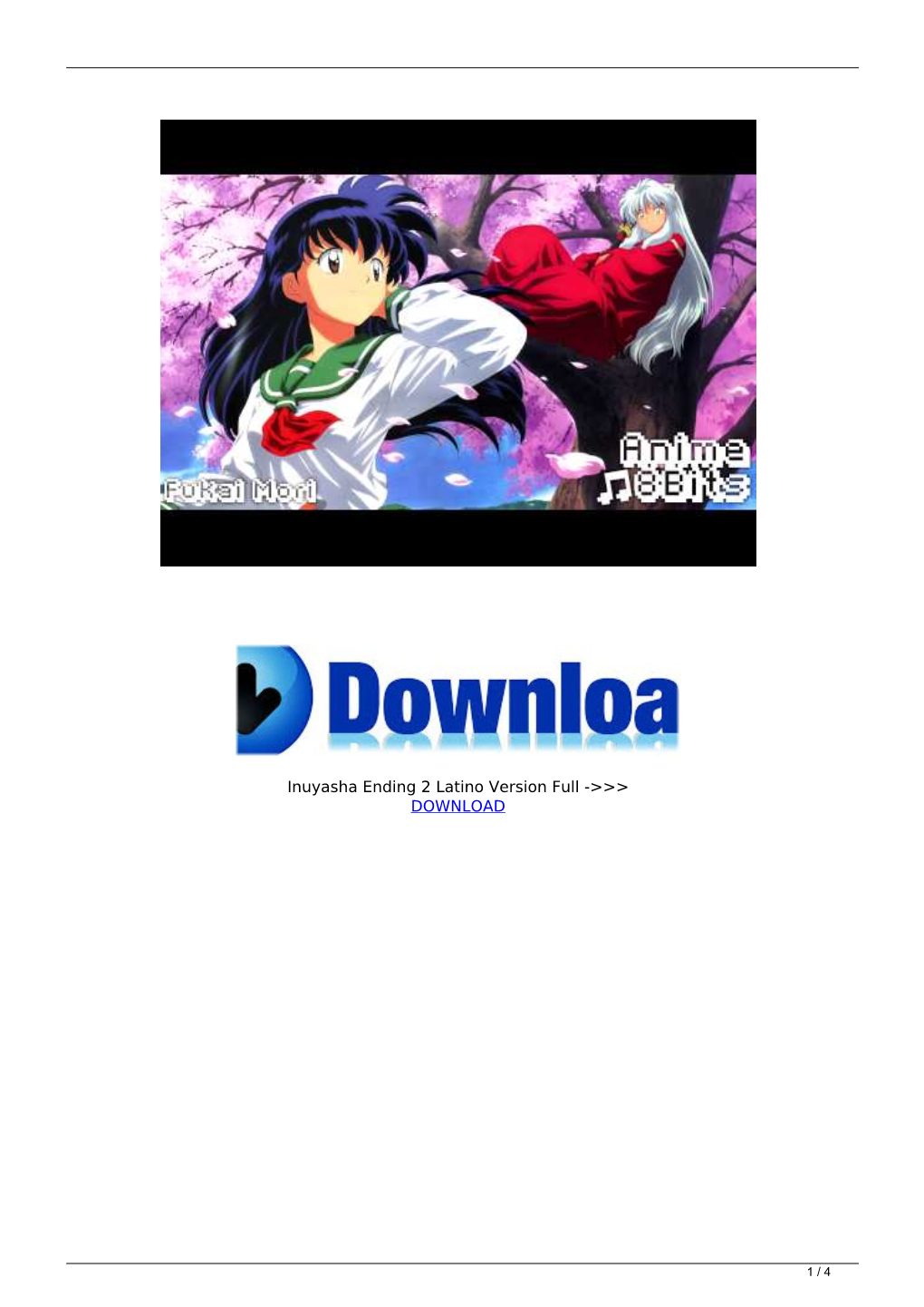 Inuyasha Ending 2 Latino Version Full ->>> DOWNLOAD