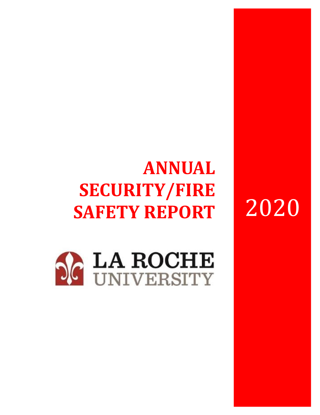 Annual Security/Fire Safety Report 2020