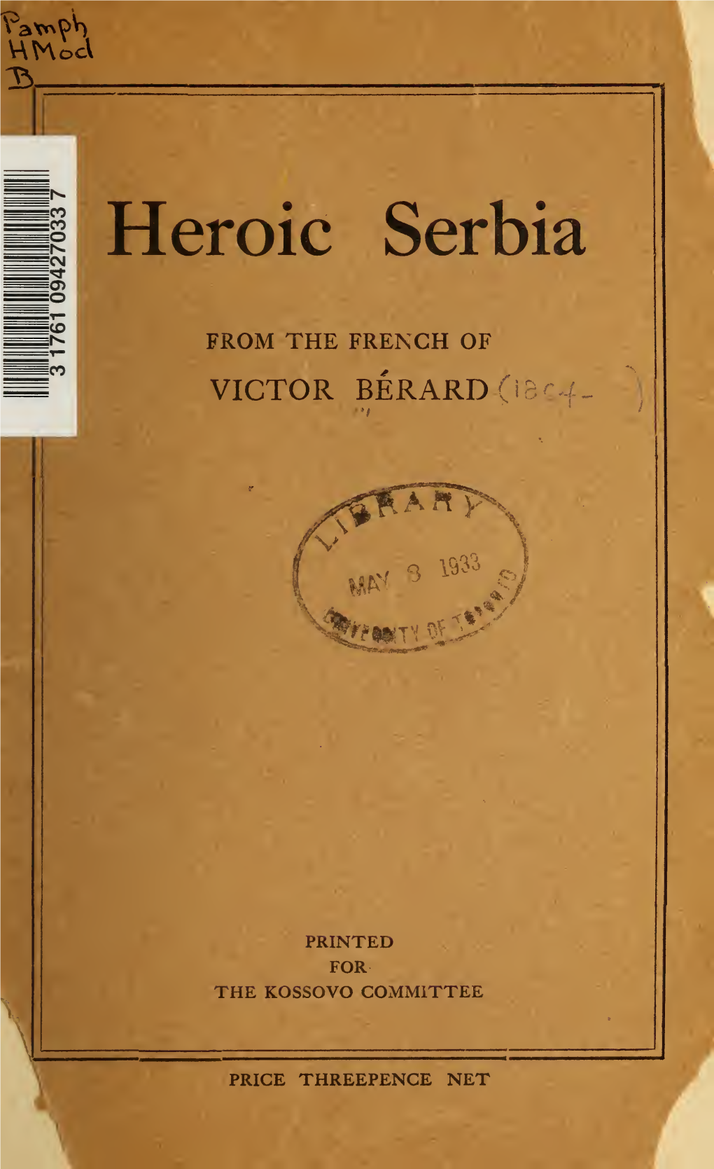 Heroic Serbia;