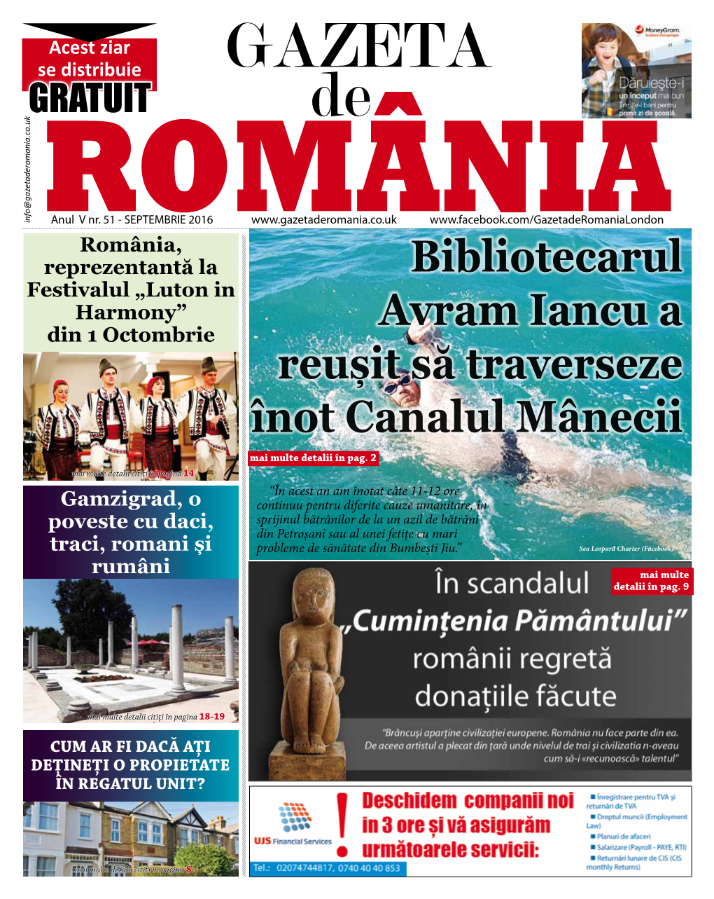 Bibliotecarul Avram Iancu a Reușit Să Traverseze Înot Canalul Mânecii