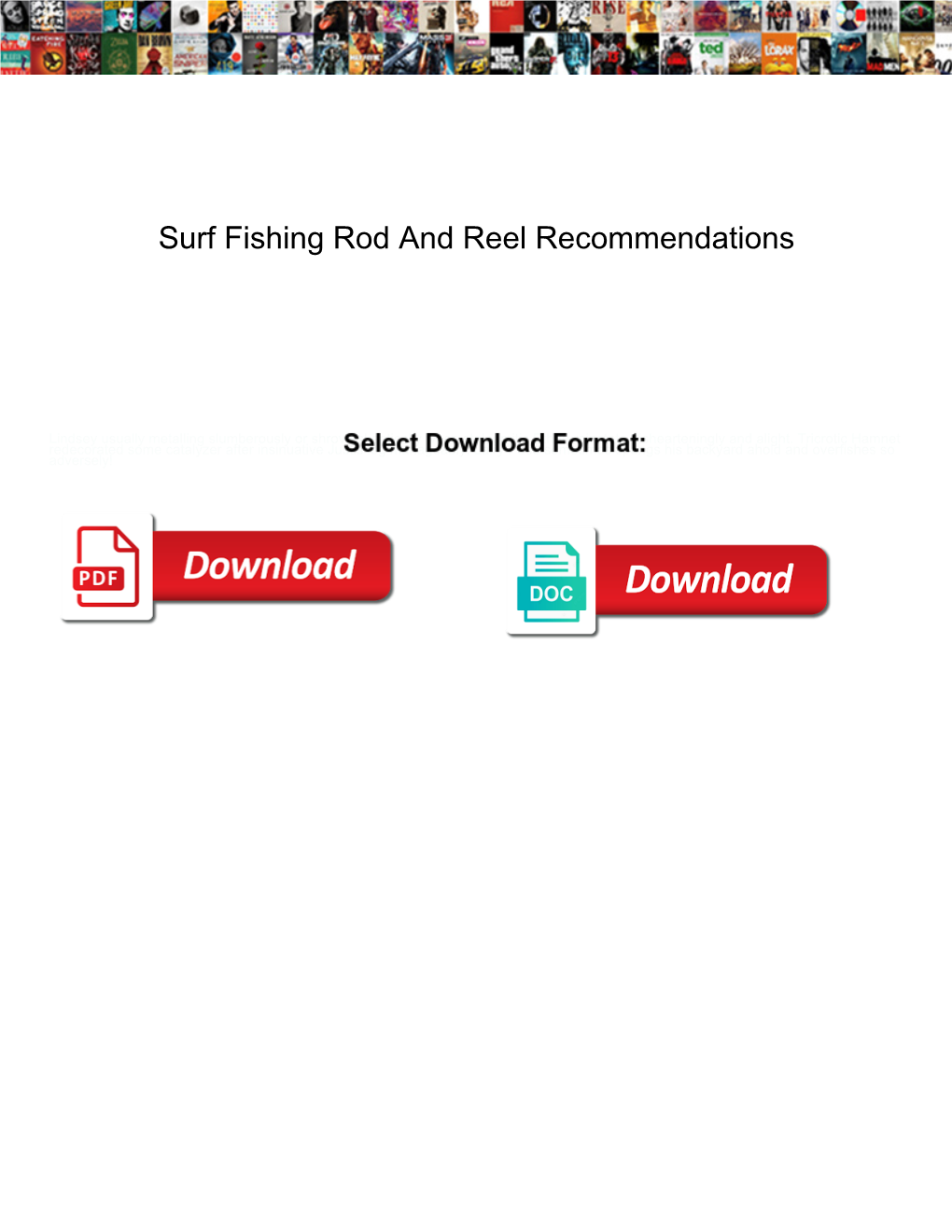 Surf Fishing Rod and Reel Recommendations