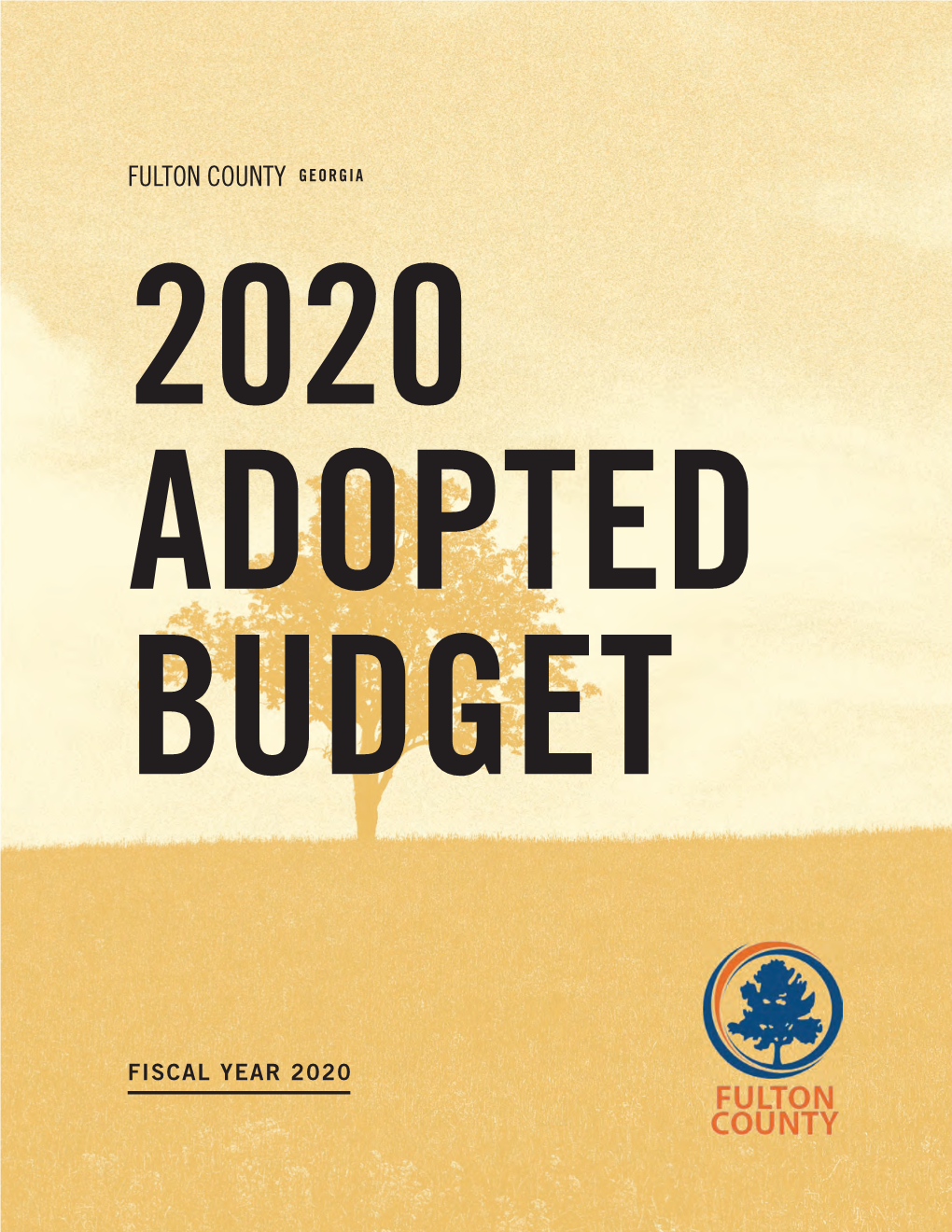 Fulton County Final Budget Book 2020