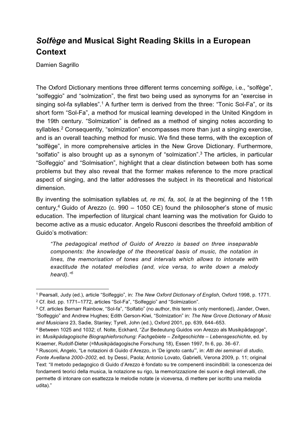 So Fège and Musica Sight Reading Ski S in a European Context