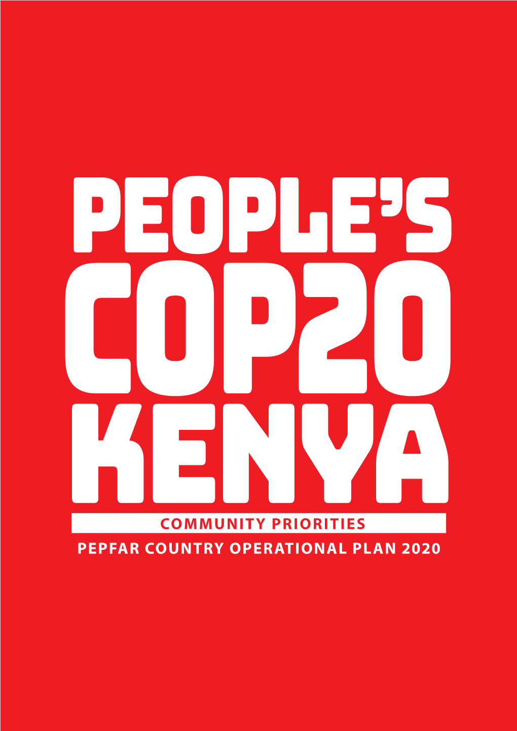 Kenya People's COP 2020