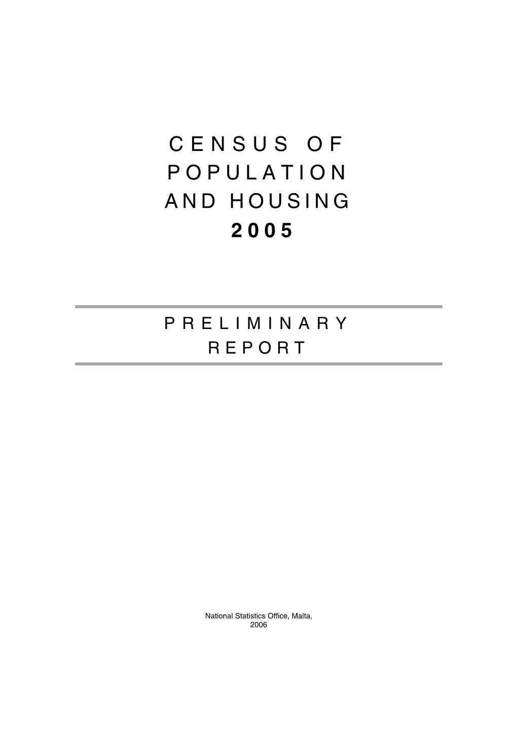 Census of Population and Housing 2005